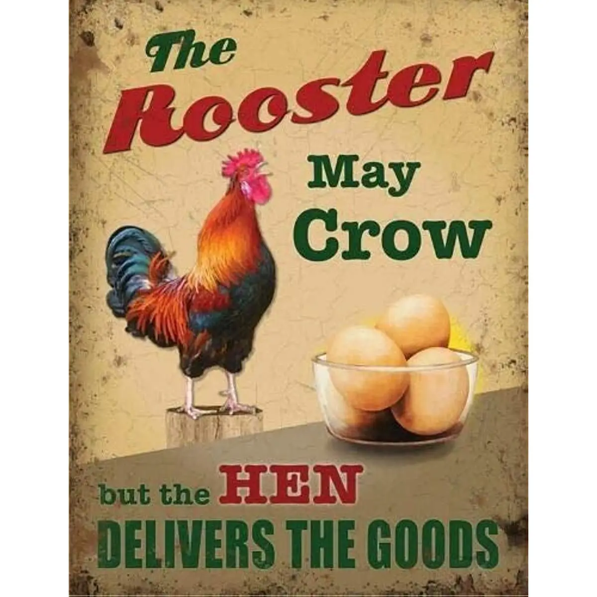 

Металлическая Оловянная Вывеска «петух Майский Ворона» для украшения стен в винтажном ресторане