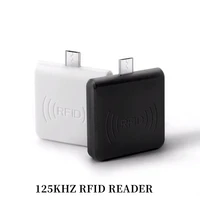 rfid phone card reader for phone without android nfc with micro usb rfid smart phone reader writer 125khz em4100 tk4001 chip