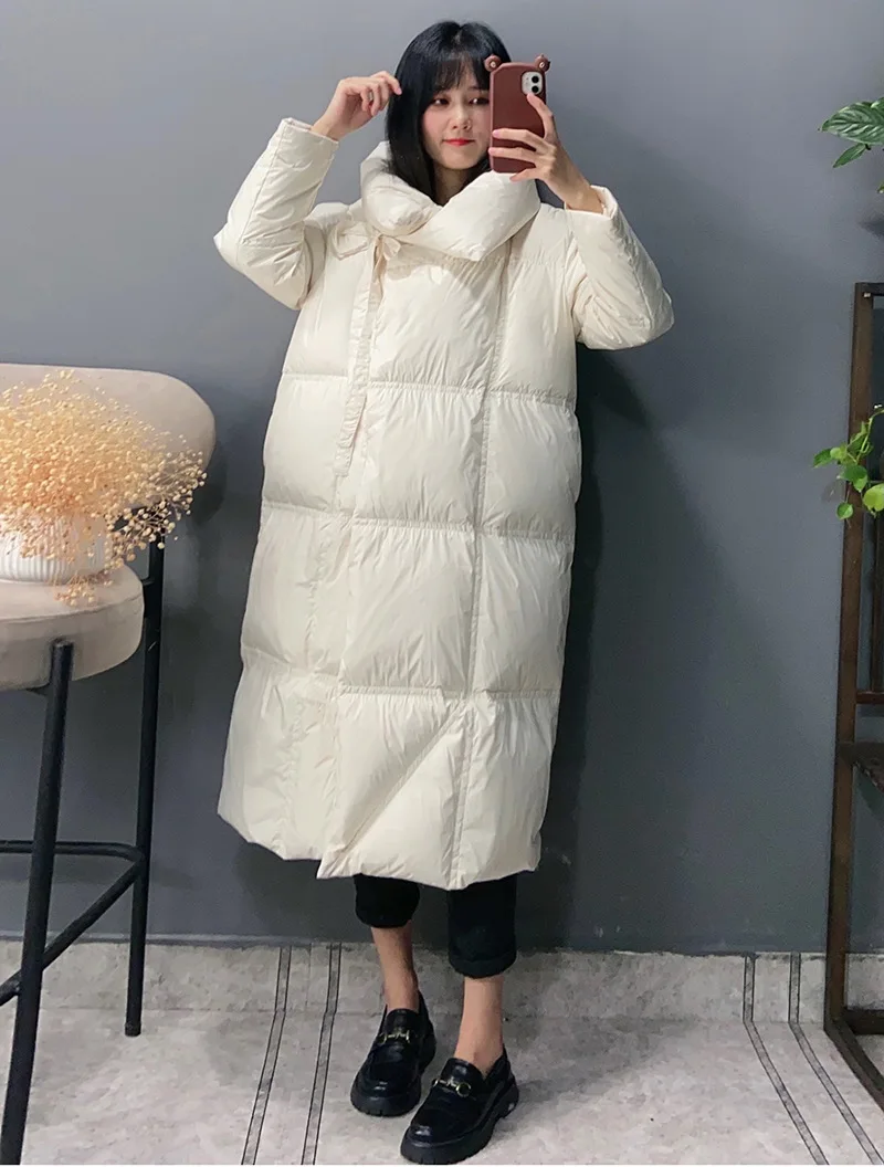 White Duck Down Down Jacket Winter Clothes 90 Fashion Outerwear Women's High-end Women's Clothing