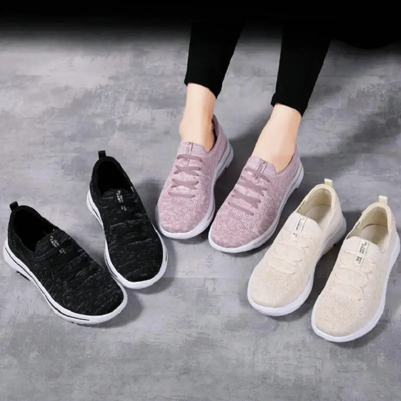 Women Running Sneakers Fashion Casual Flat Shoes female wedges Shoes Women summer Mesh Breathable woman vulcanize shoes