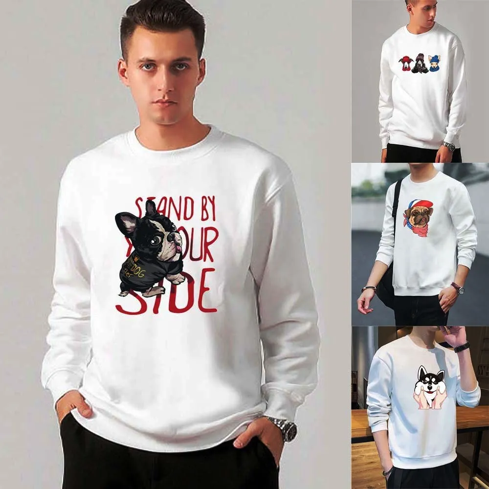 

Sweatshirts 2022 New Spring Autumn Fashion Hoodies Male Warm Coat Men Hip Hop Hoodies Dog Print Sweatshirts Streetwea Clothes