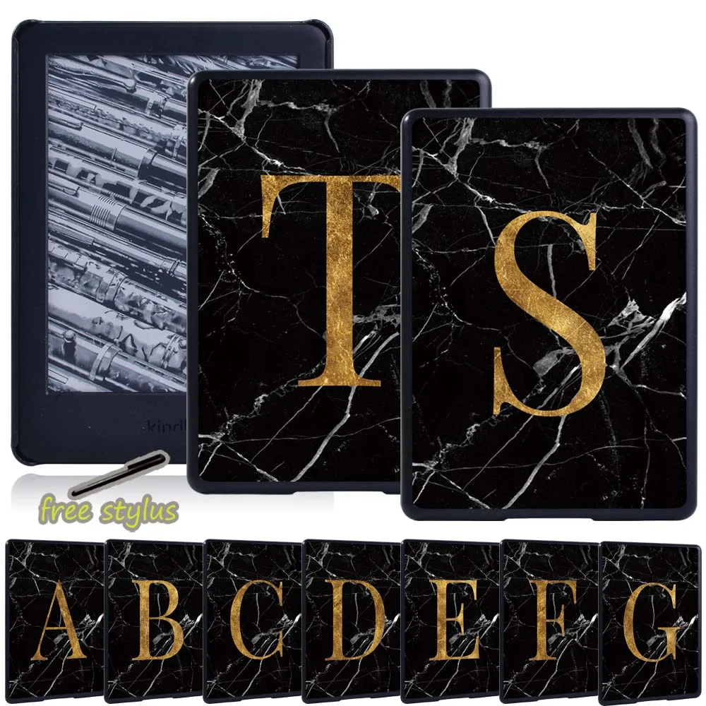 

For Amazon Kindle Paperwhite(5th Gen/6th Gen/7th Gen/10th Gen)/Kindle 10th Gen 2019/8th Gene 2016 6Inch Tablet Case with Letter