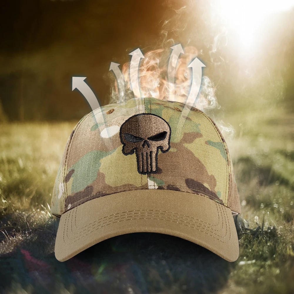 Outdoor Camouflage Adjustable Caps Sunscreen Tactical Military Army Hats Camo Hunting Camping Fishing Sports Cycling Hiking Cap