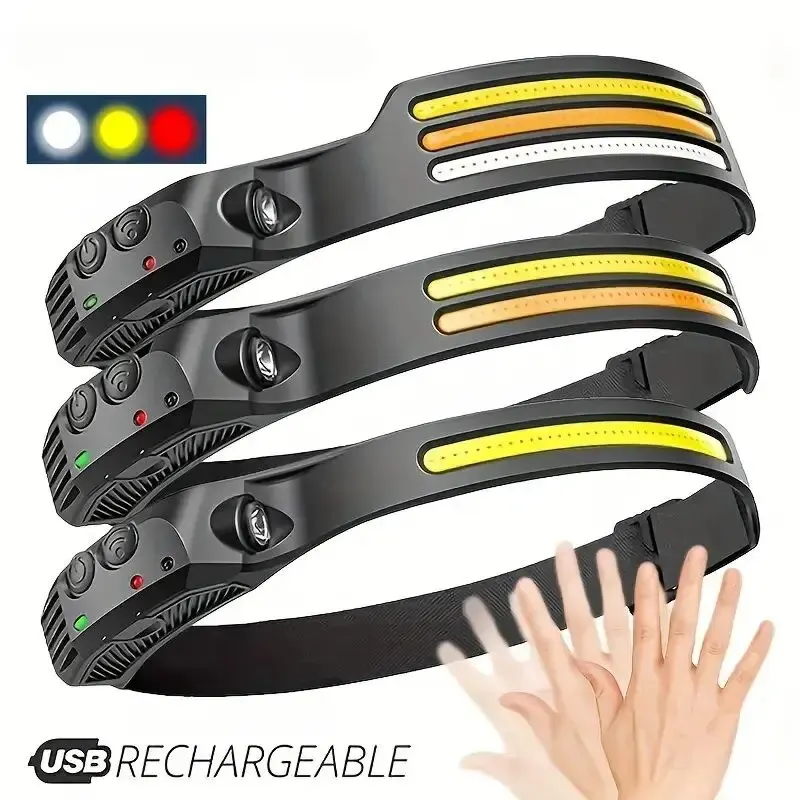 Индукционный фонарик с матрицей COB