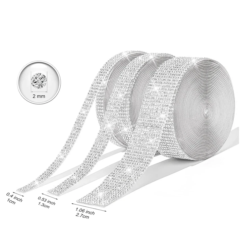 3 рулона самоклеящаяся лента со стразами