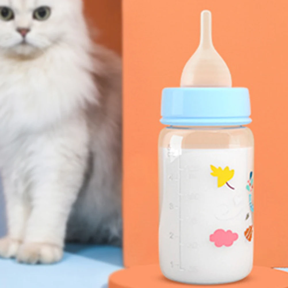 

Pet Feeding Bottle Single Dog and Cat Feeding Bottle Newborn Puppy Cat Feeding Bottle Pet Silicone Feeding Bottle