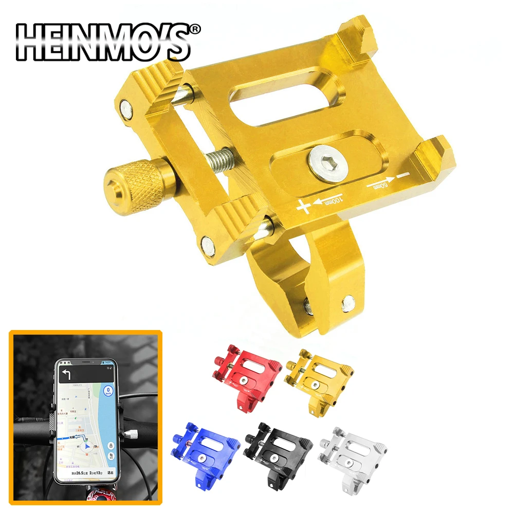 

Motocross Phone Holder Scalable Metal Smart Mobile Phones Bracket Mount Stand For Motorcycle Bicycle Bike Scooter Handlebar