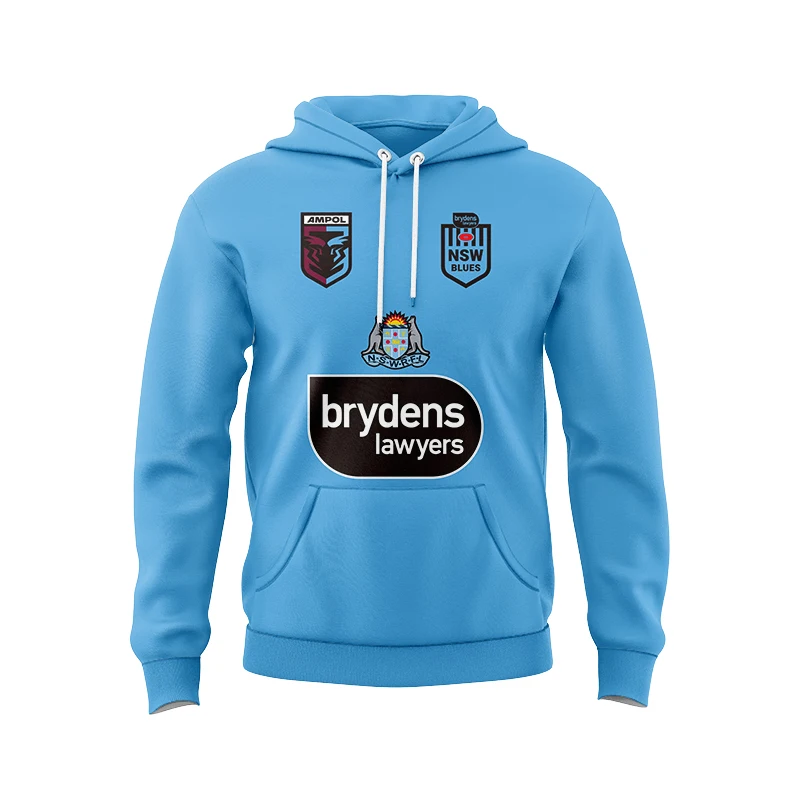 

2022 NSW BLUES STATE OF ORIGIN RUGBY JERSEY Rugby Hoodie Pullovers Tracksuit