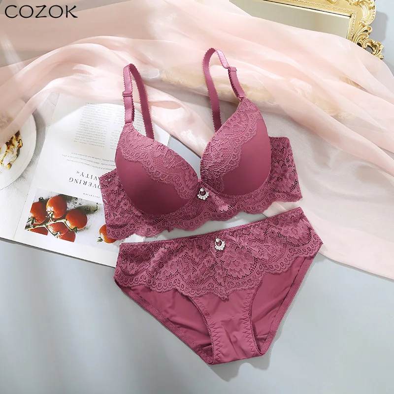 Сексуальный тонкий бюстгальтер COZOK удобное кружевное нижнее белье для маленьких