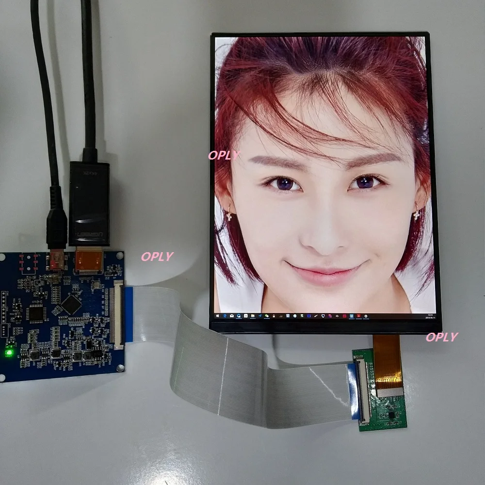 7.9" Panel 2K 1536X2048 IPS LCD LED Screen + HDMI To MIPI Controller Board Kit Chassis screen