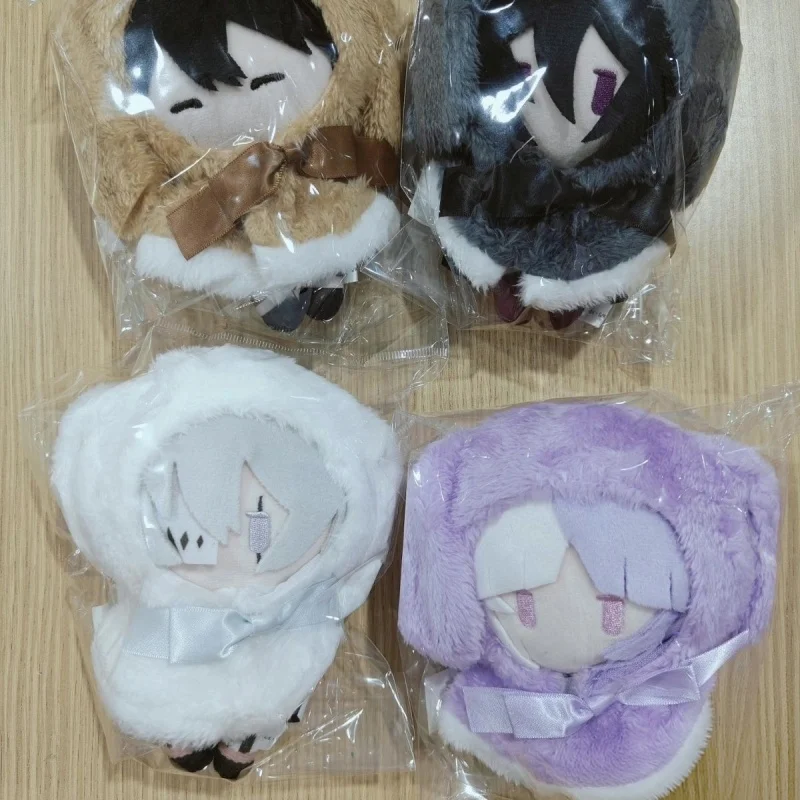 Фото В наличии: Плюшевая игрушка-талисман Bungo Stray Dogs с текстурой, напоминающей плюш, очаровательная, со съемным кроличьим слоем, коллекционная, в виде плаща, игрушка-украшение №2