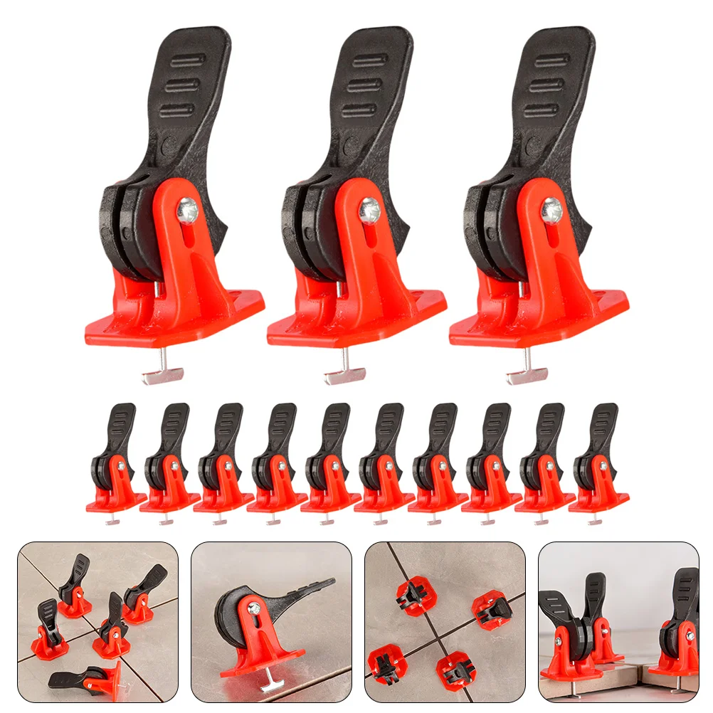

50pcs Reusable Wall Tile Leveler Tools Floor Installation Kit Floor Leveler Tile Spacers Leveling System