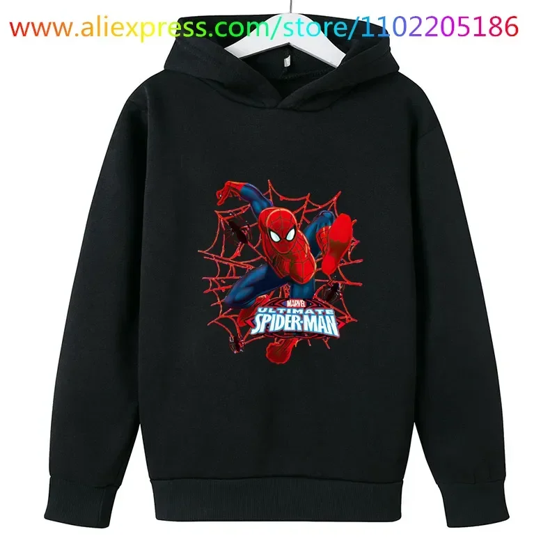 Детская толстовка с капюшоном «Человек-паук» | AliExpress