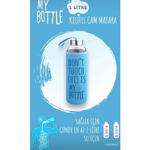 My Bottle боросиликатные стеклянные фляжки Pyrex бутылка для воды 1 литр | Дом и сад