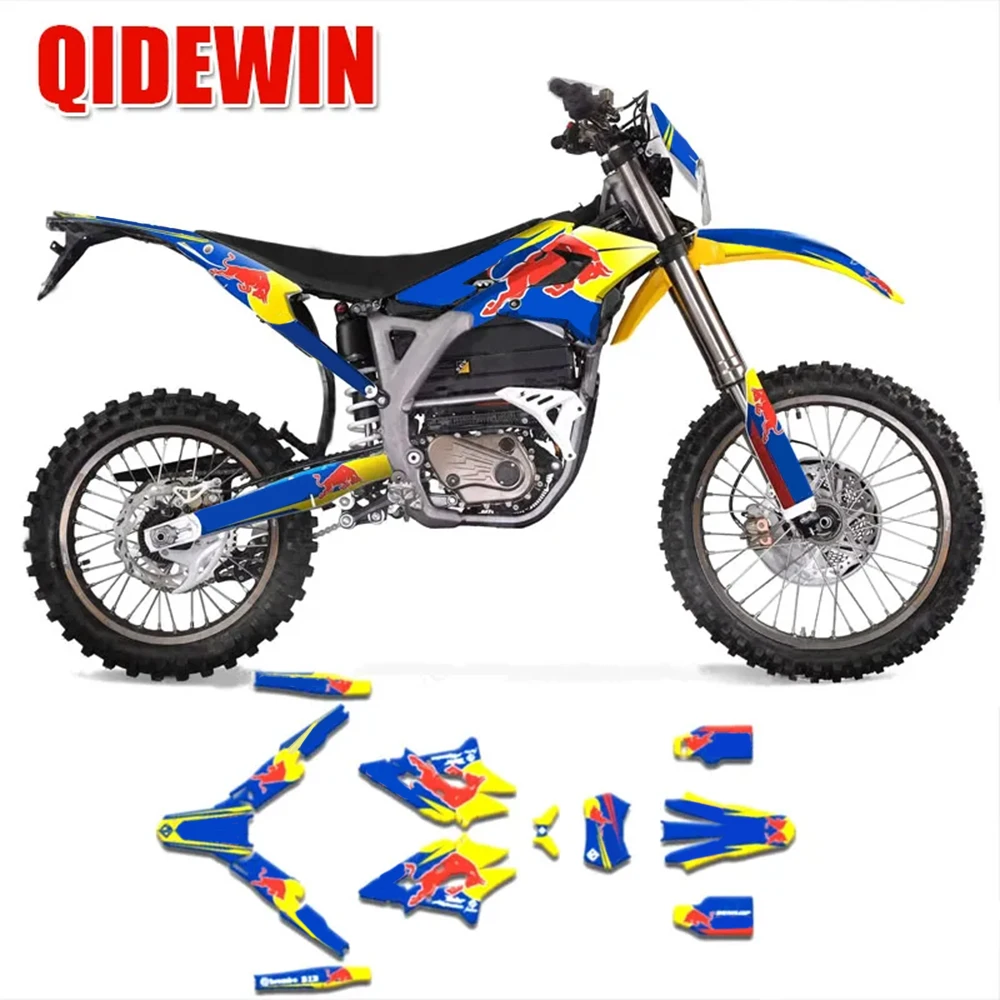 

Наклейки для грязи eBike Wrap Kit Deco, виниловые графические наклейки для Sur-Ron Storm Bee Surron, наклейки для грязевого велосипеда