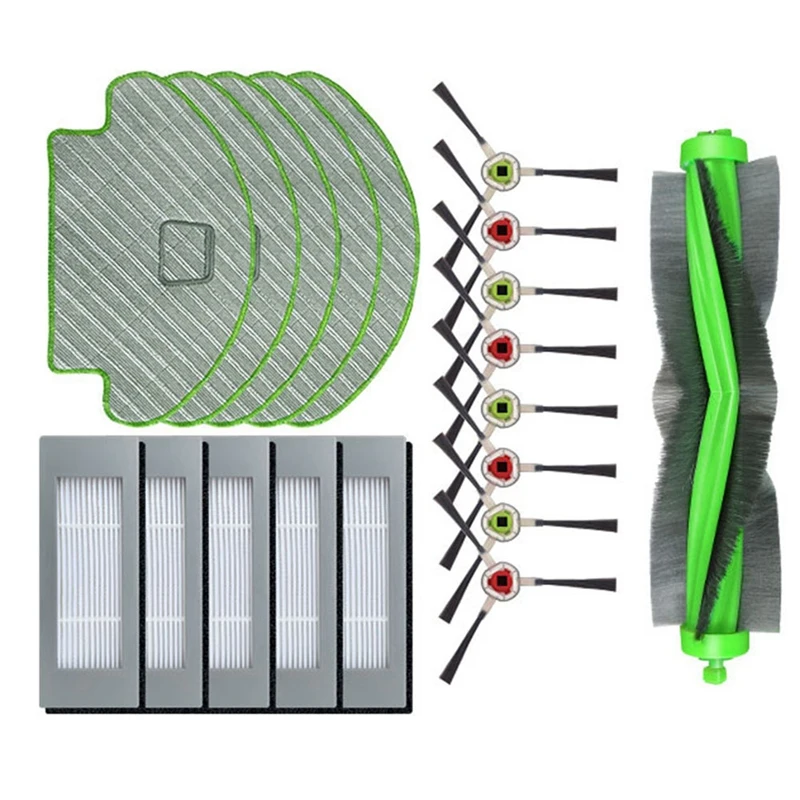 

Main Side Brush Hepa Filter Mop Cloths Replacement Parts For Irobot Roomba Combo 113 R113840 Robotic Vacuum Cleaner