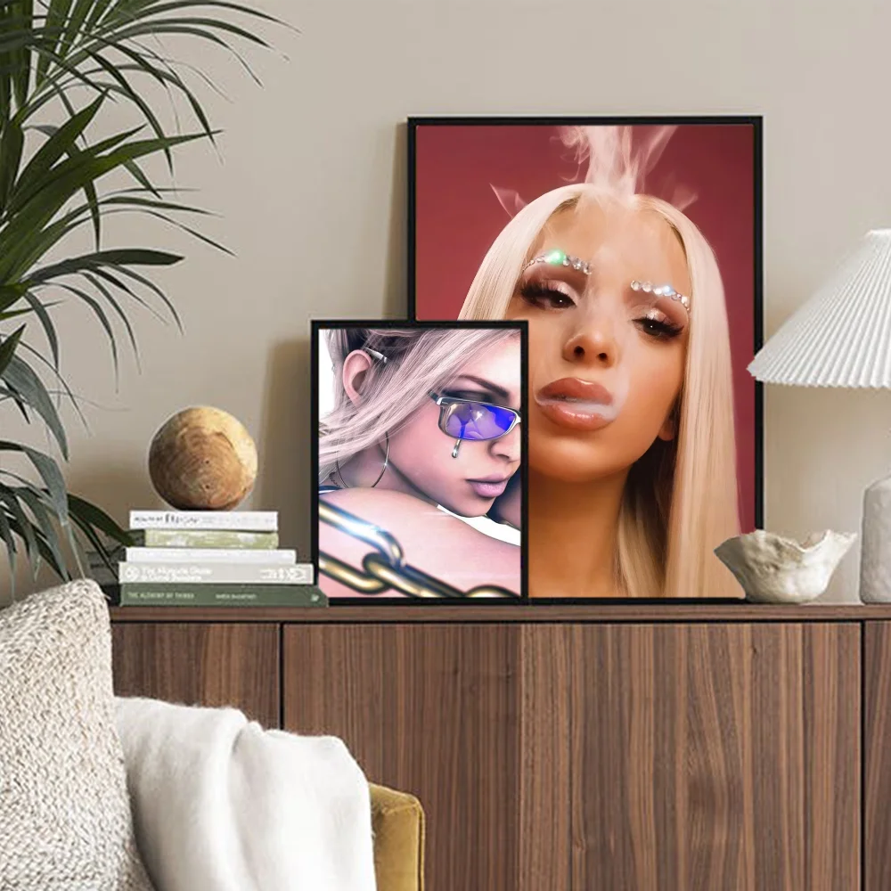 Винтажные постеры Singer Bad Gyal липкие винтажные для комнаты домашний бар кафе