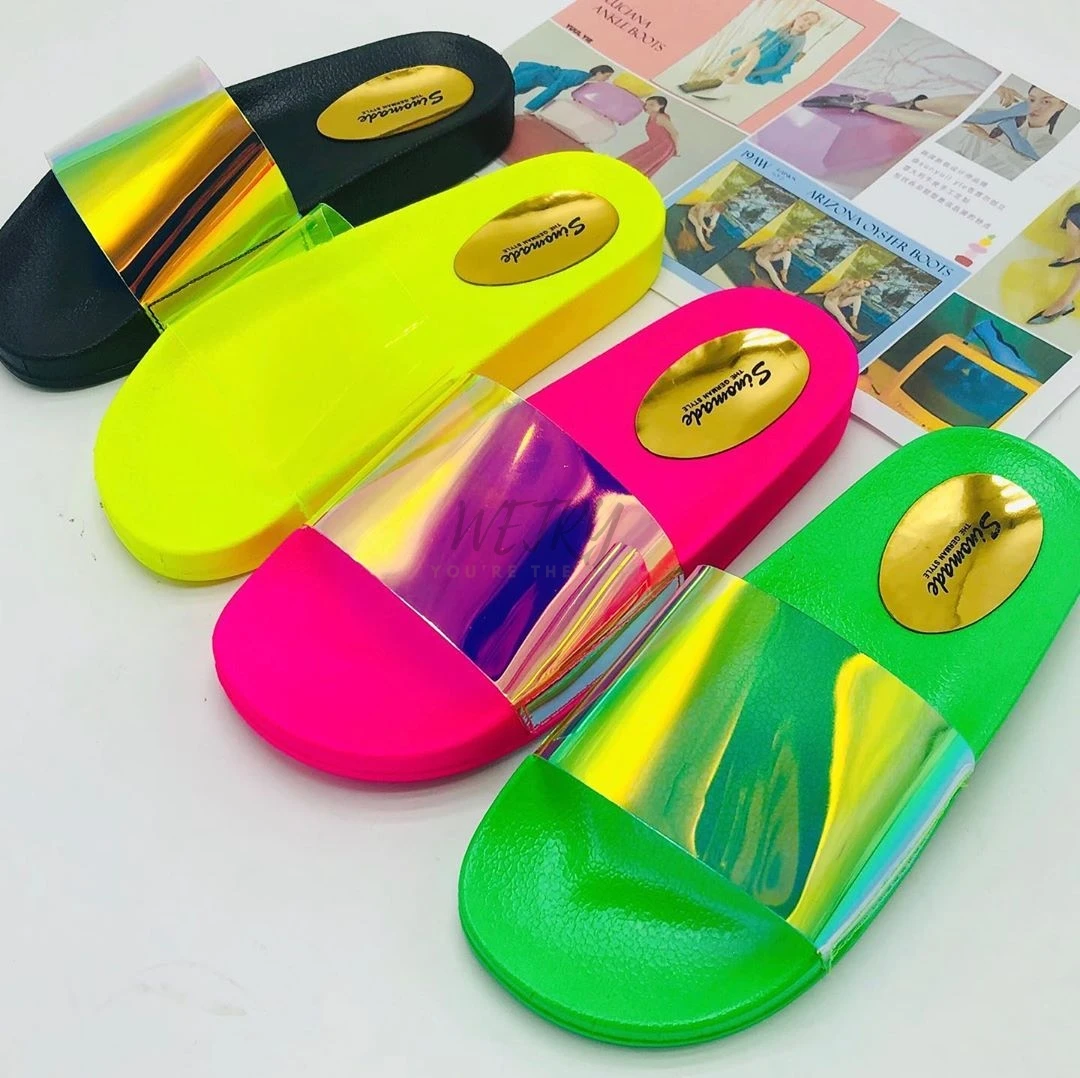 Женские летние тапки на платформе повседневные шлепанцы размеры 42 2020 | Обувь