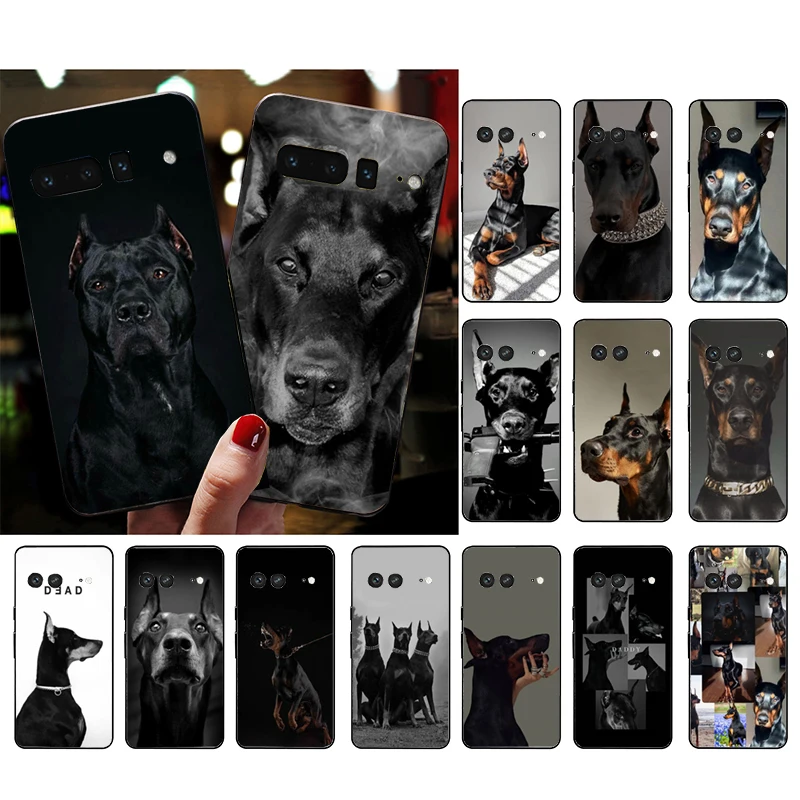 

Phone Case for Google Pixel 7 Pro 7a 6A 6 Pro 5A 4A 3A Pixel 4 XL Pixel 5 6 4 3 XL 3A XL 2 XL Doberman Dog Case