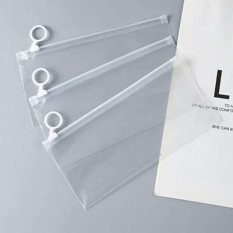 

Сумки-карандаши прозрачные пластиковые 10 шт