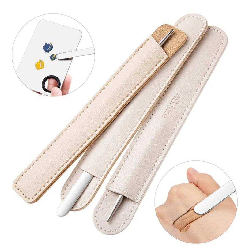 

Акриловая палитра для макияжа, искусственная кожа, нержавеющая сталь, смешивающий гель, основа, крем, тени для век, палочка, косметические инструменты, аксессуары