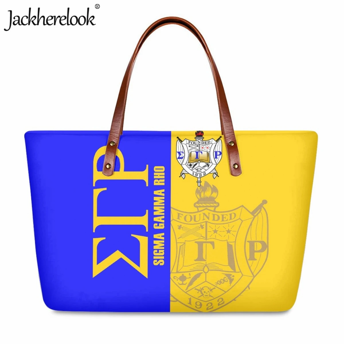 Jackherelook Sigma Gamma Rho Sorority 1922 сумка-тоут для женщин Вместительная дорожная сумка