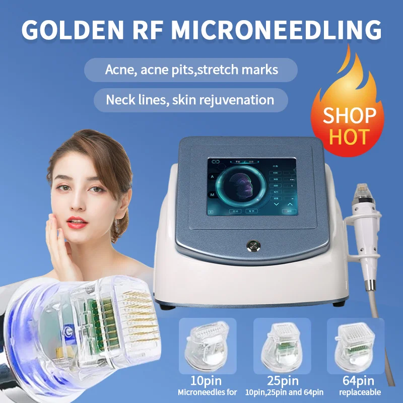 

Microneedling Most Advanced Fractional RF Microneedle Beauty Machine RF Micro-needle Skin Rejuvenation Wrinkle Remove Face Lifit