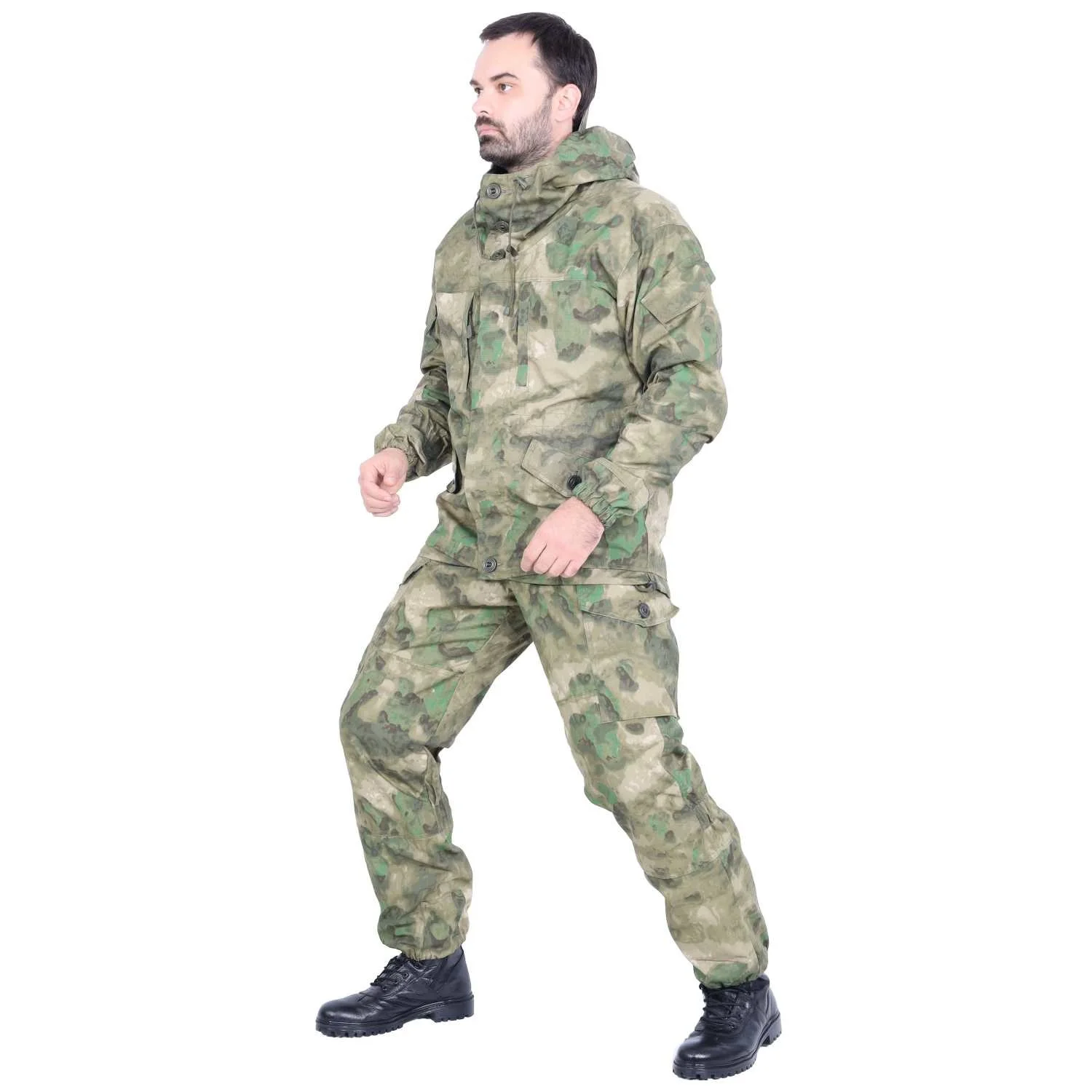 

FG Winter ATACS Wind Waterproof Ski Fleece Gorka 5 Suits Rip Stop Military Combat Uniforms Working Hunting Clothes Army Training