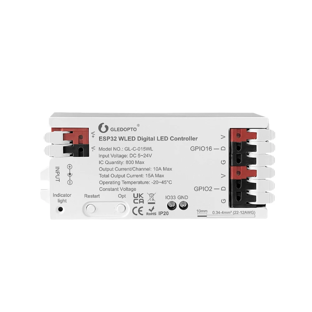 

GLEDOPTO ESP32 WLED RGB Контроллер