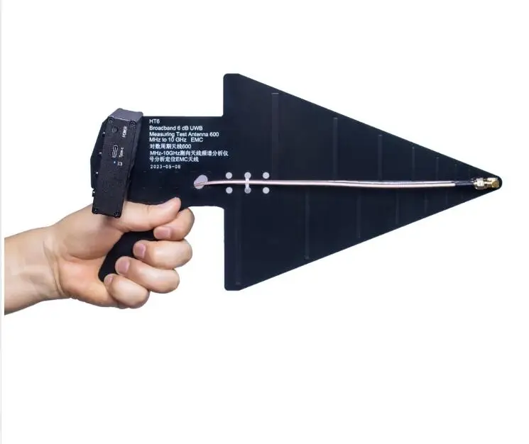 Новинка HT6 600 МГц до 10 ГГц UWB антенна Log периодическая антенна EMC антенна для анализатора спектра SA6 для проверки