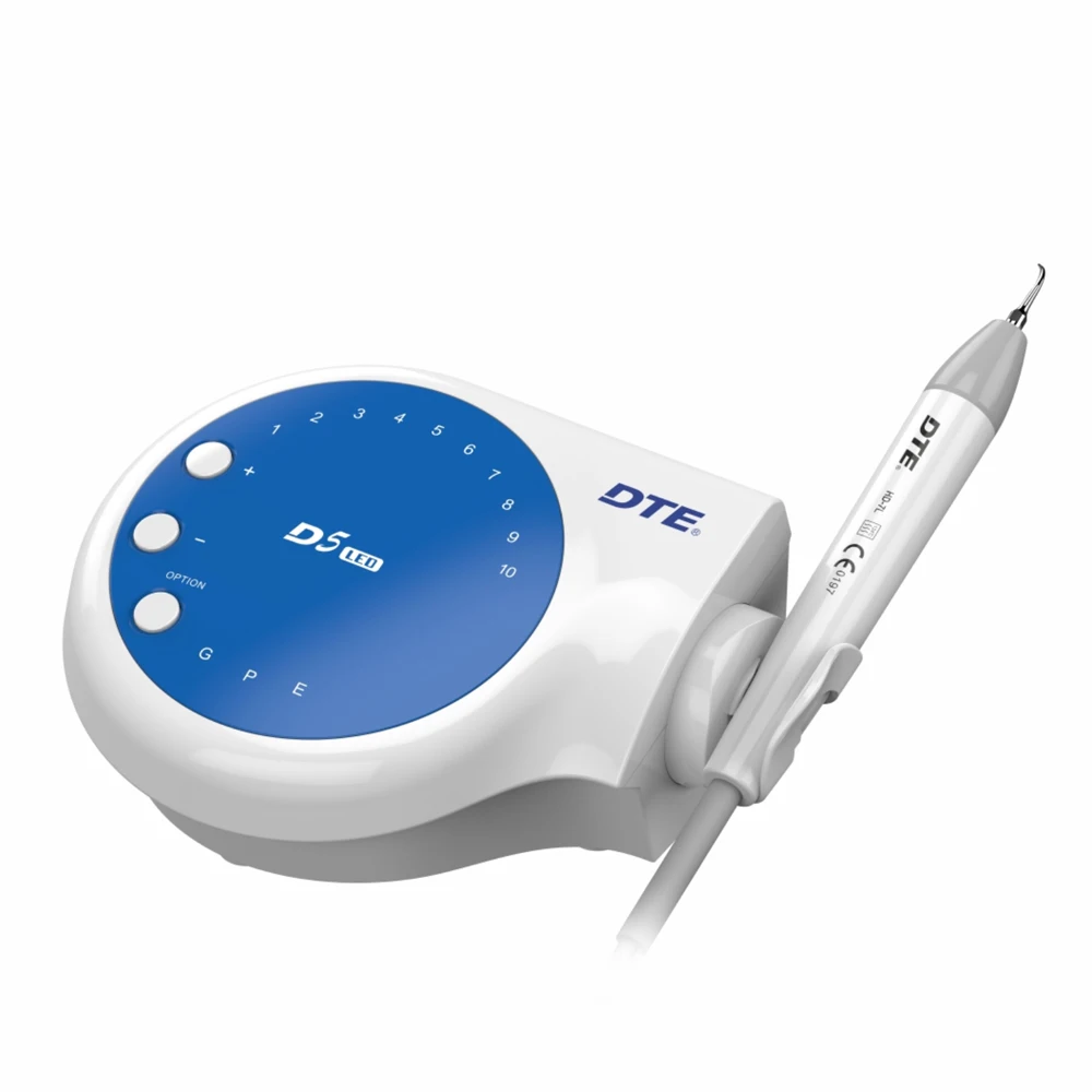 

Woodpecker DTE D5 Led Autoclavable Handpiece+tips Teeth Whitening Cleaning Ultrasonic Piezo Scaler