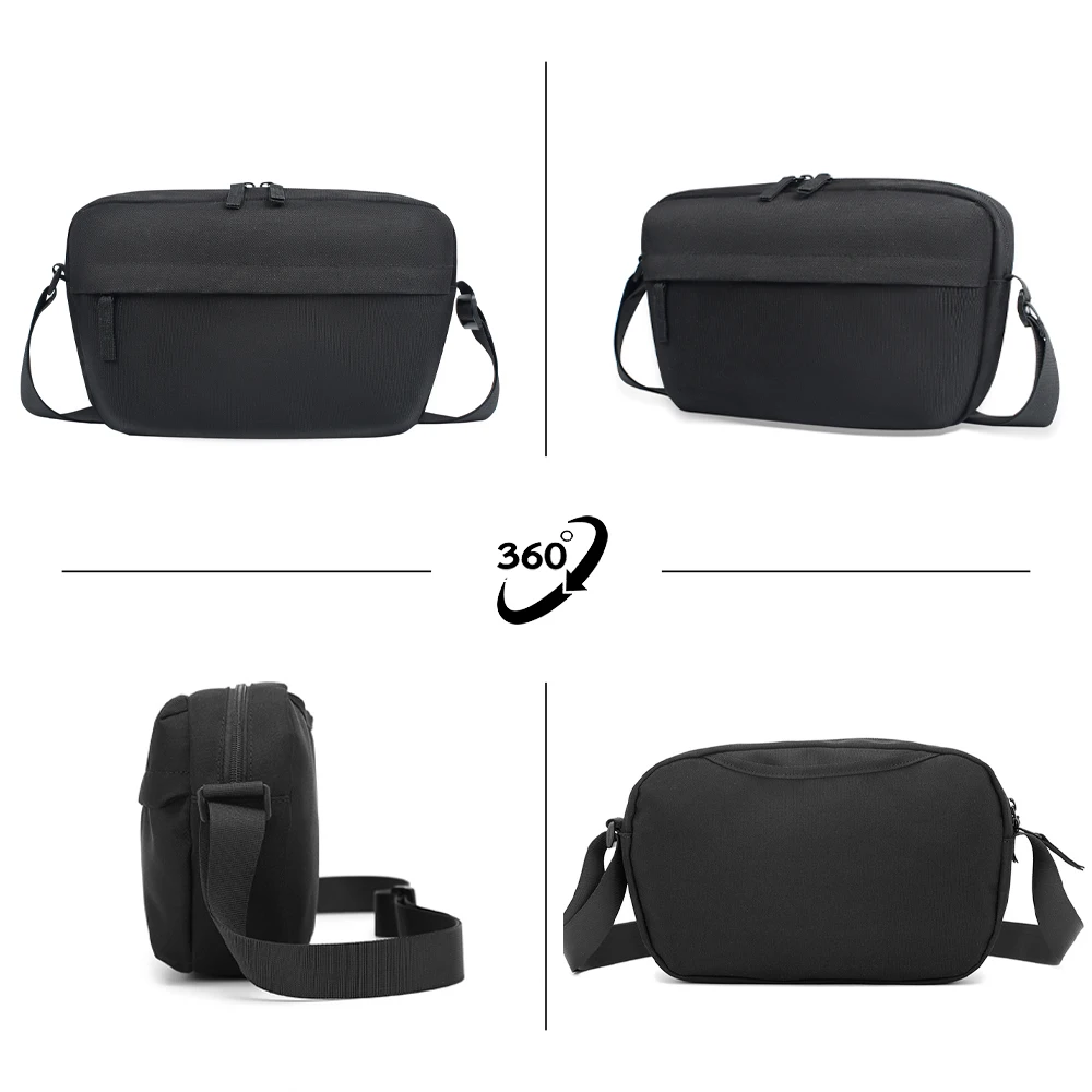 HcanKcan Men's Crossbody Bag Light Weight Fashion Messenger Bag For Men 9.7 Inch iPad Shoulder Bag Husband Sling Bag Outdoor