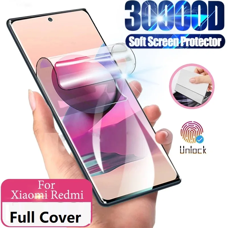 

For Xiaomi Mi 12 11 11T Pro 10T Hydrogel Film Screen Protector For Mi 13T 12T 12X 12S 13 Ultra Note 10 Lite 11i 12 5G T i S X NE