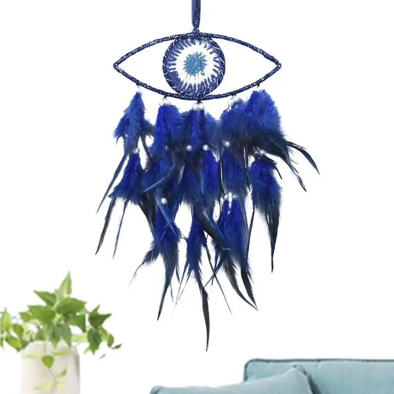 Evil Eyes Dream Catcher Devil's Eye Wall Decor Dreamcatcher Bedroom Hangings Ornament Craft Home Decorations