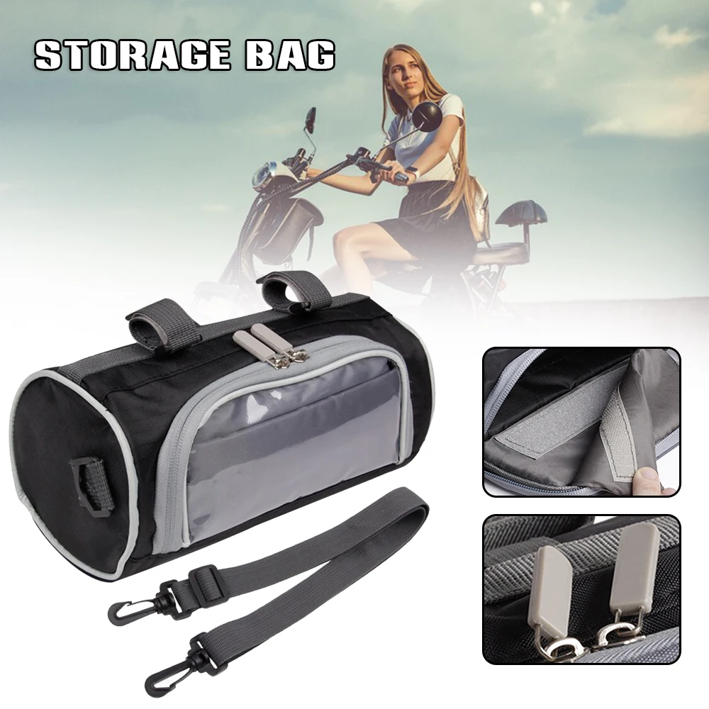 

New Bike Handlebar Bag Large Capacity Waterproof Bicycle Front Storage Bag Portable Riding Equipment Cycling Bag 2.5L Organizer