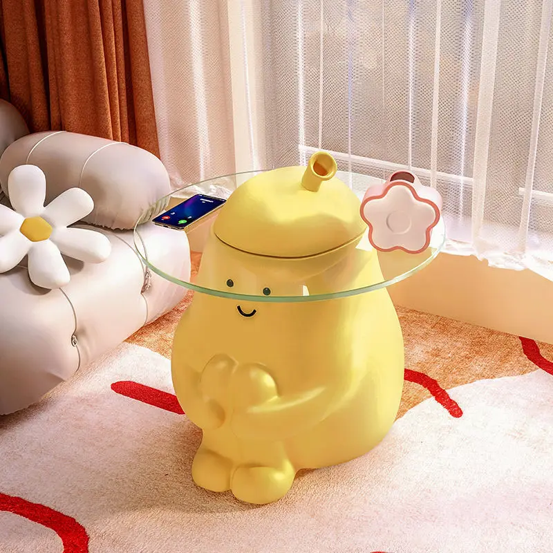 Creative Cute Sofa Small Side Table Ins Style Home Decor Furniture Living Room Coffee Table Corner Table Bedroom Bedside Table