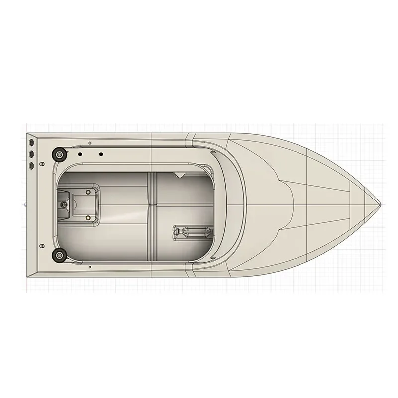 Модель RC Jet Boat 39 см Модернизированная мини-модель быстрого сборки лодки