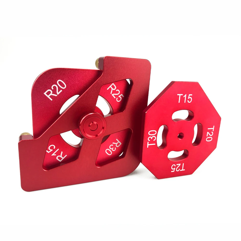 

Woodworking Chamfering Module for Photo Frame Table Small Stool Edge Cutter Corner Gauge Router Trimming Fillet Angle Locator