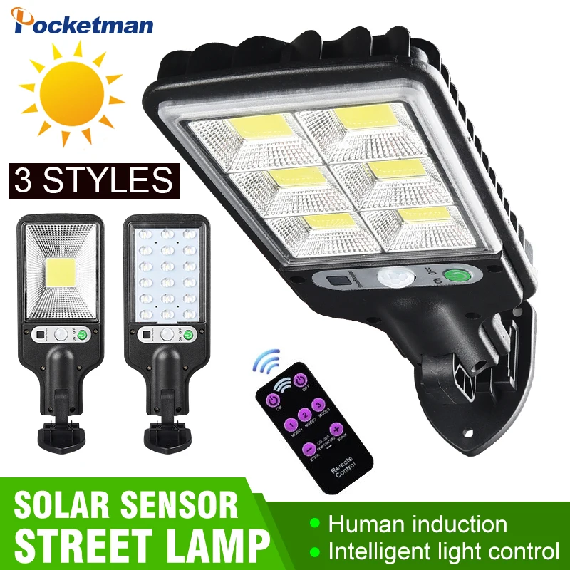 

Remote Control LED Solar Light Outdoor Solar Lamp Wall Light Waterproof PIR Motion Sensor Street Light Garden Decoration Lamp