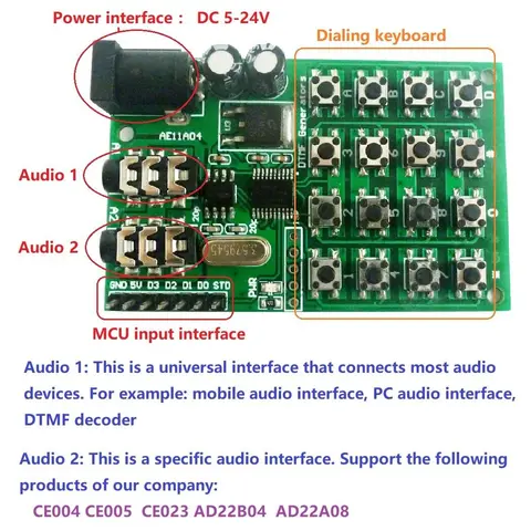 MT8870 DTMF голосовой декодер кодировщик телефонный модуль для Arduin MEGA2560 NANO