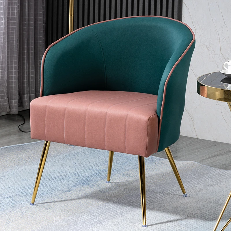 

Nordic Sofas Ergonomics INS Single velvet soft chair living room furniture luxury Design relaxing armchairs chairs for reception