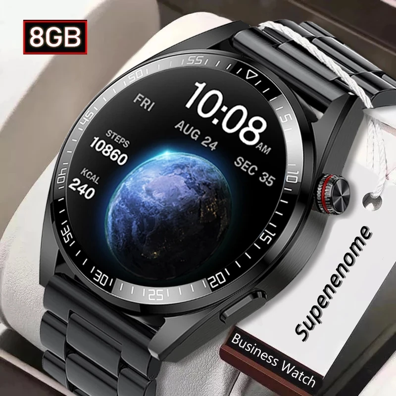 

Мужские Смарт-часы с поддержкой Bluetooth, экран 2022 дюйма, 8 Гб