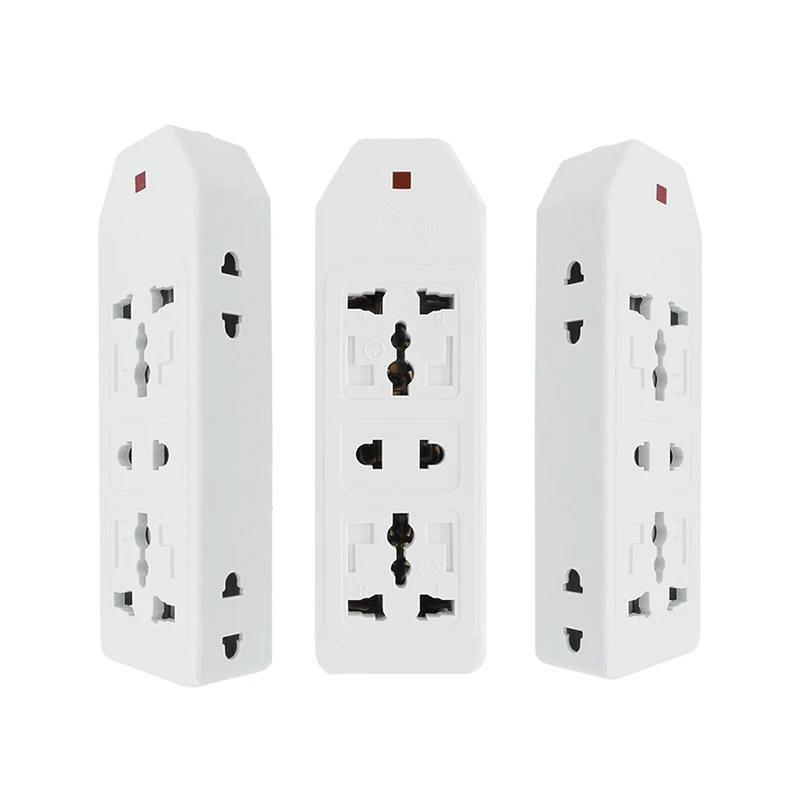

Universal Power Strip With Grounding 10A 250V 2200W Without Line Detachable Assembly Wiring Power Board White
