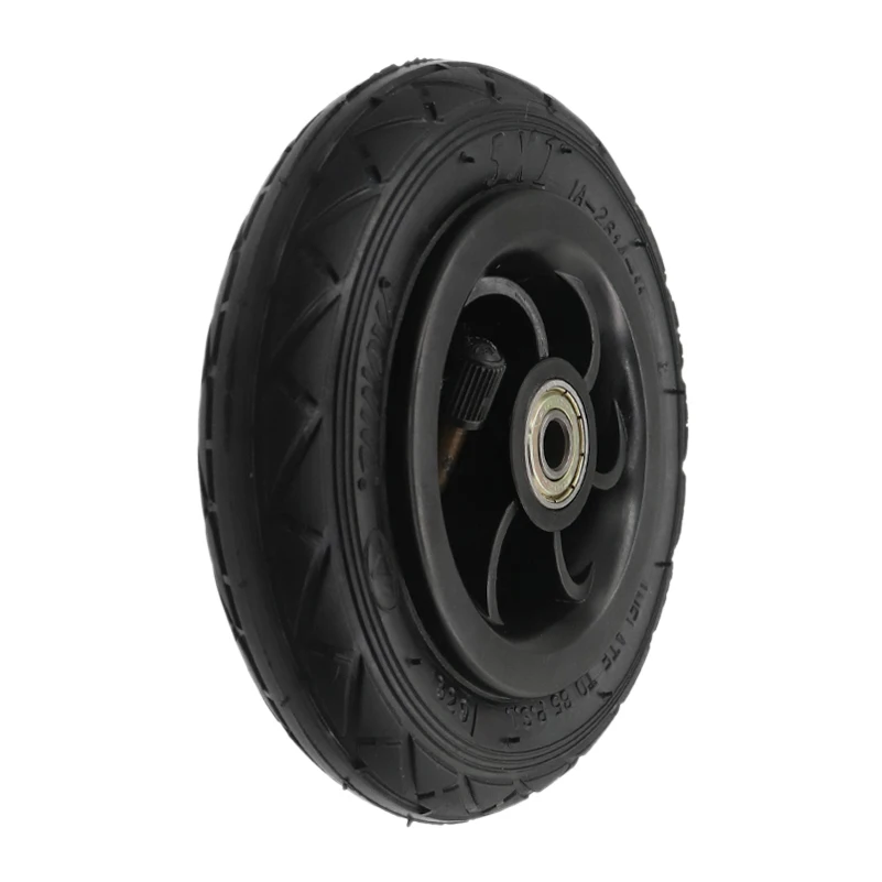 

5 Inch 5x1 Pneumatic Wheel Inner Tube Wheel And Metal Hub Fit Electric Pneumatic Wheel Gocart Caster Vehicle 5*1 Wheel Parts