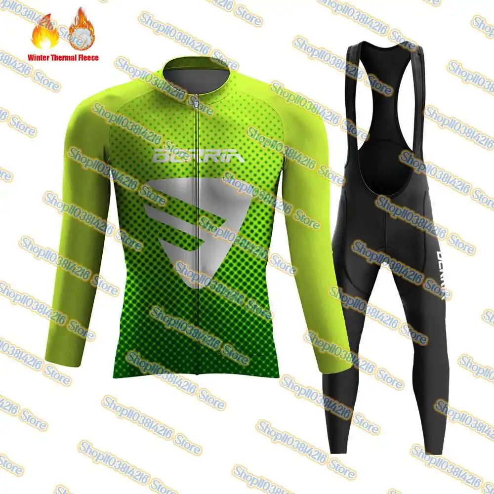 Велосипедный трикотаж Berria 2025 зимний внедорожный велосипедный с длинными