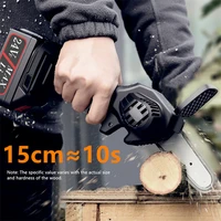 46inch removable mini pruning electric chainsaw with lithium battery one handed woodworking tools for garden tree branch cutter