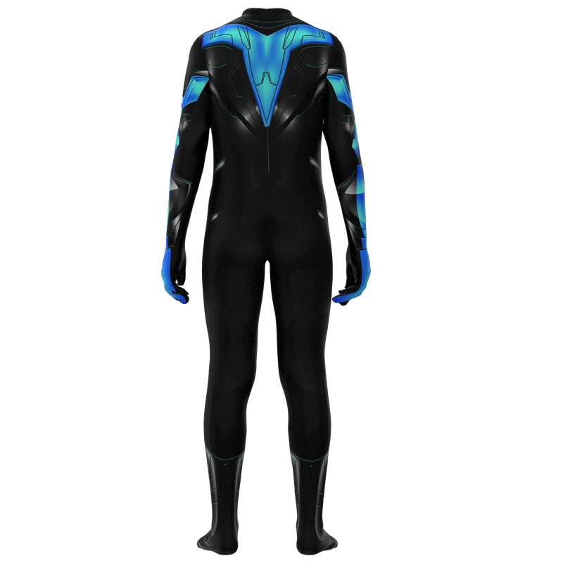 Взрослый Детский комбинезон супергероев Titans костюм для косплея маскарадный на