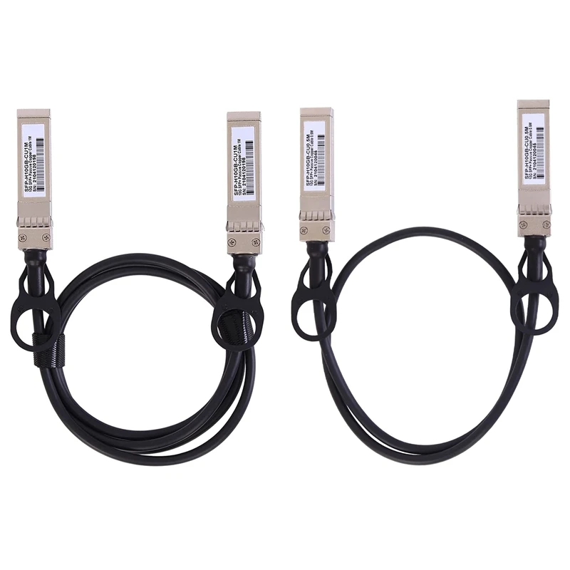 

10G SFP + Twinax кабель, прямой медный (DAC) 10GBASE SFP Пассивный кабель для SFP-H10GB-CU1M,Ubiquiti,D-Link