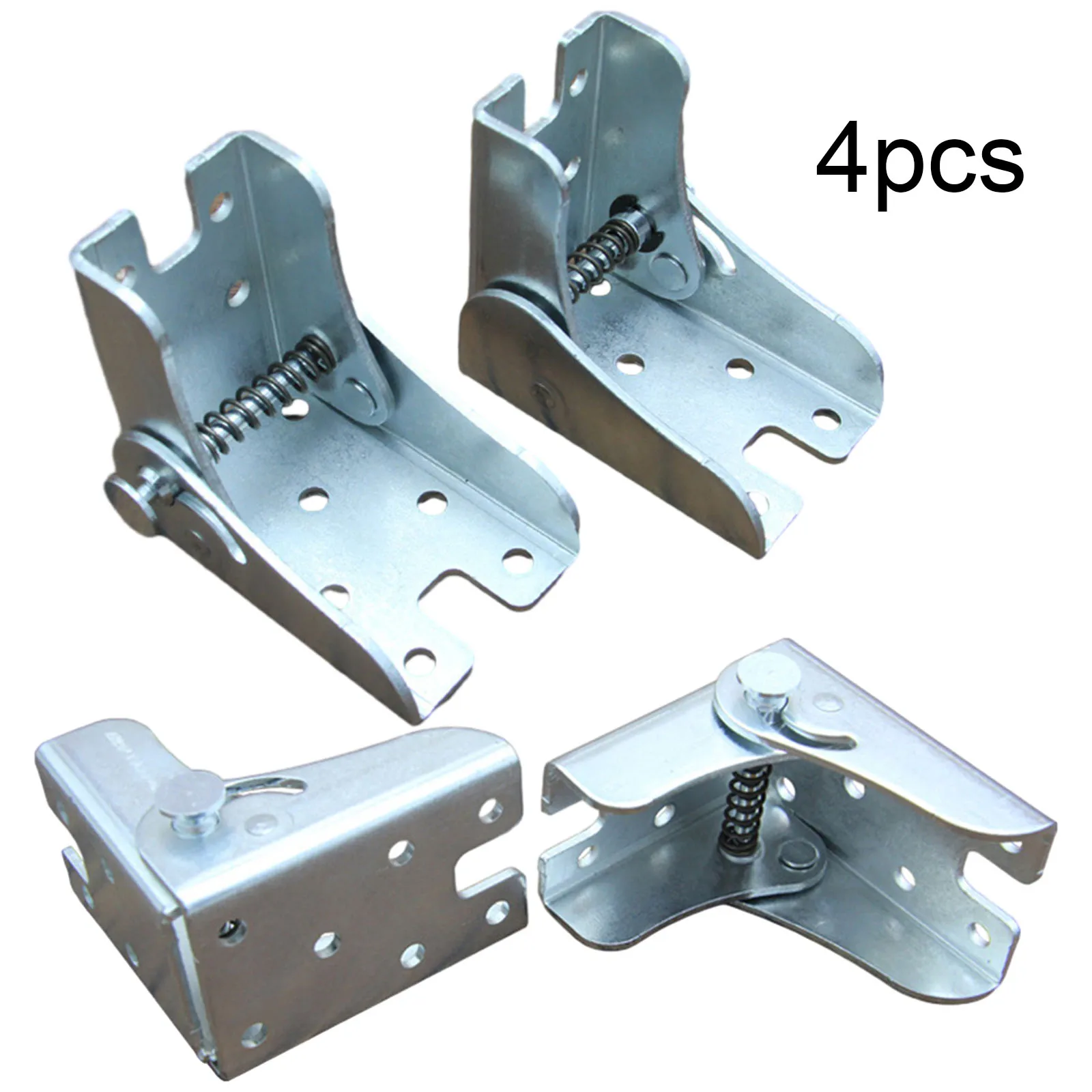 

Household Hardware Folding Hinge 4pcs 6.5*4.5*6cm 90 Degree Convenient Self-locking Stainless Steel Strong Locking