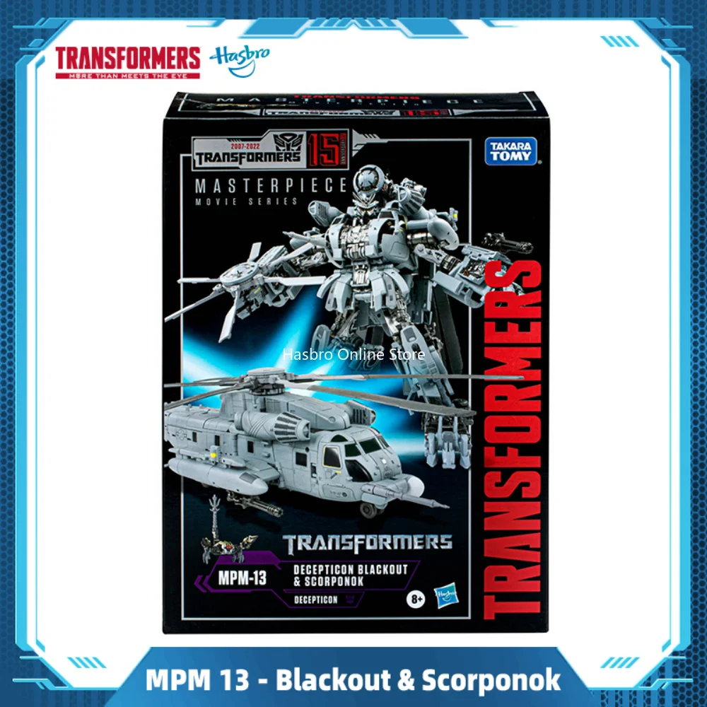

Hasbro Takara Tomy Transformers Movie Masterpiece MPM13 Decepticon Blackout & Scorponok Toys for Birthday Gift F3094